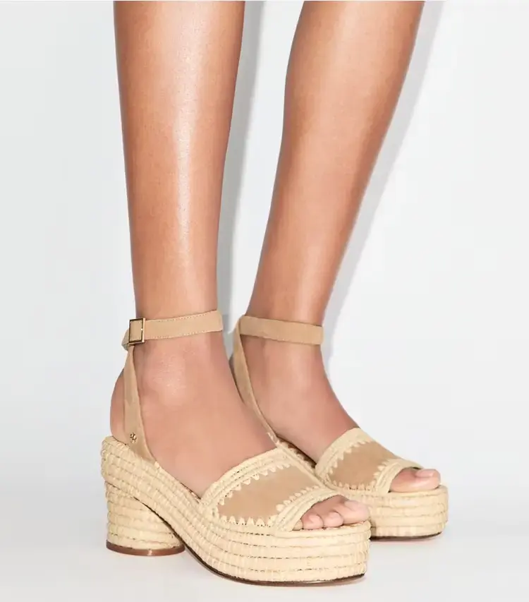 Raffia Platform Sandal - Image 2