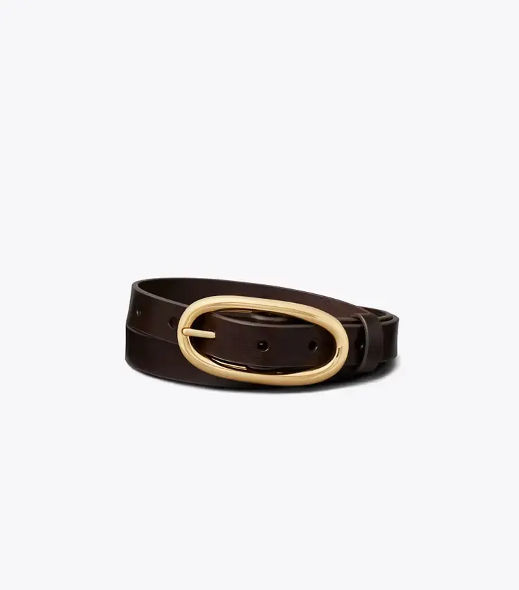 Large Pierced Buckle Belt