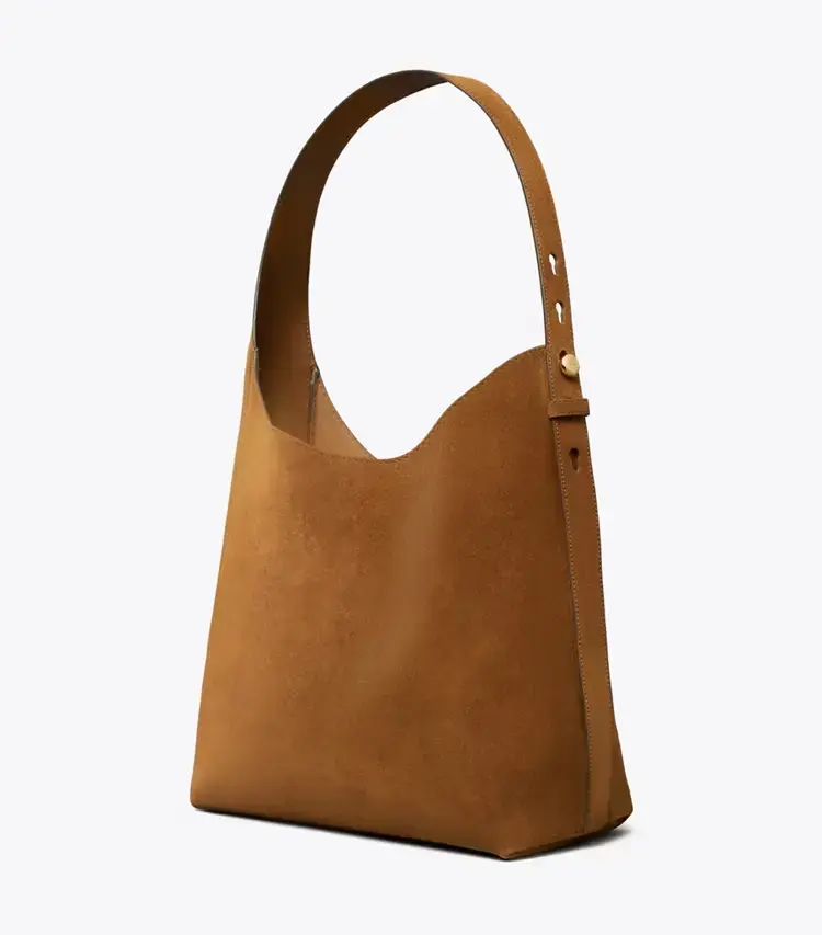 Suede Hobo Bag