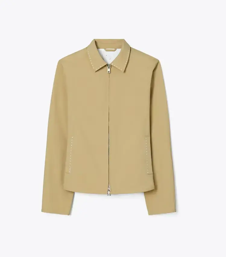 Embroidered Nylon Golf Jacket