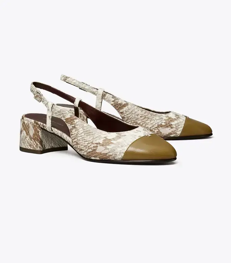 Cap-Toe Slingback
