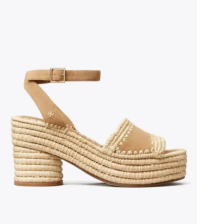 Raffia Platform Sandal - Image 3