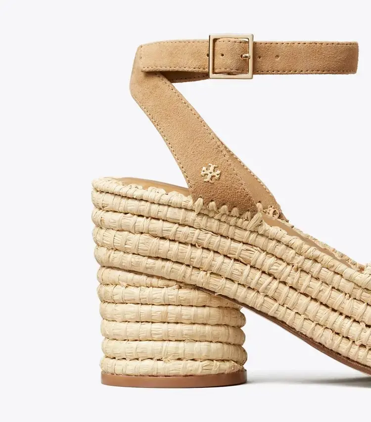 Raffia Platform Sandal - Image 4